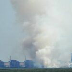Поблизу ЗАЕС помітили потужне задимлення