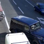 Водій Mercedes жорстоко побив велосипедиста за зауваження про паркування на велодоріжці