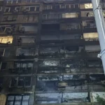 Обстріл Києва: зʼявилося фото пошкодженої багатоповерхівки на Печерську