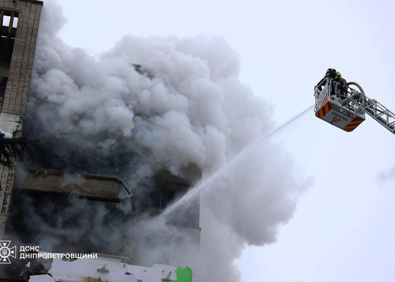 У Дніпрі 14 постраждалих через атаку "шахеда"