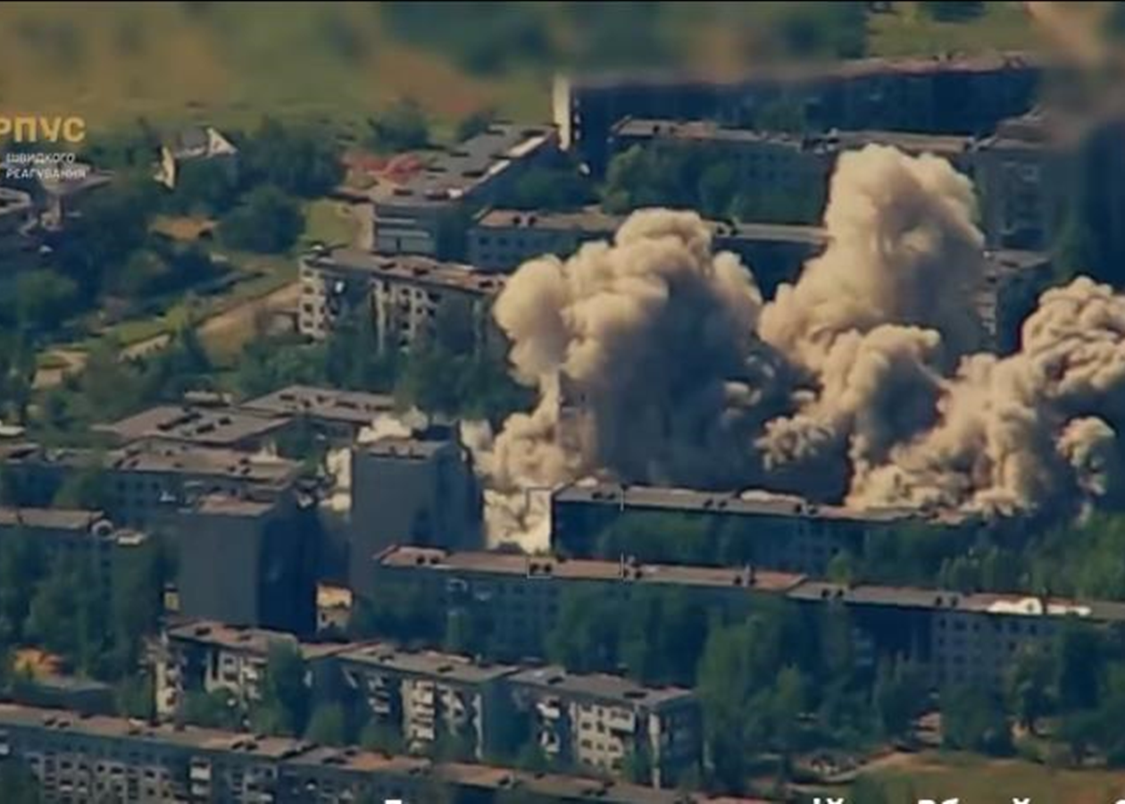 Сили оборони показали удар по російських інструкторах БпЛА у Покровську